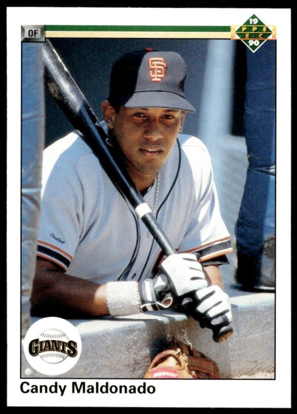 1990 Upper Deck Candy Maldonado #136 (Front)