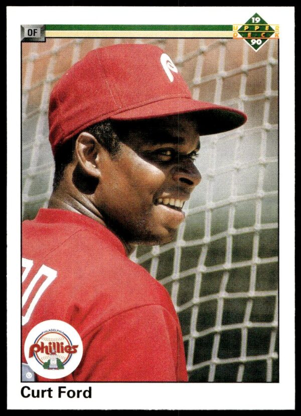 1990 Upper Deck Curt Ford #490 (Front)