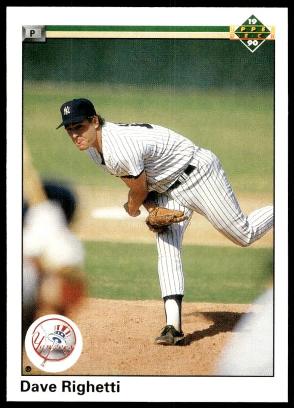 1990 Upper Deck Dave Righetti #479 (Front)
