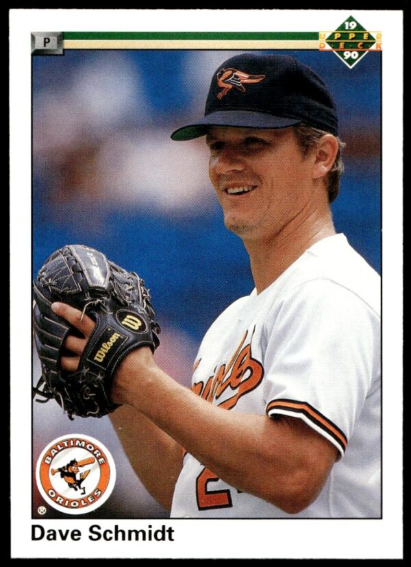 1990 Upper Deck Dave Schmidt #641 (Front)
