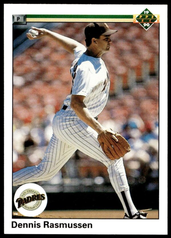 1990 Upper Deck Dennis Rasmussen #594 (Front)