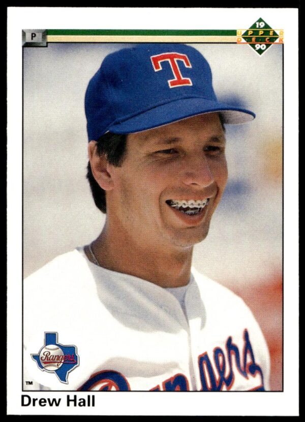 1990 Upper Deck Drew Hall #631 (Front)