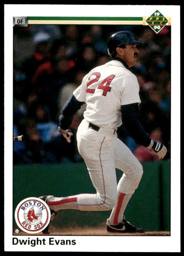 1990 Upper Deck Dwight Evans #112 (Front)