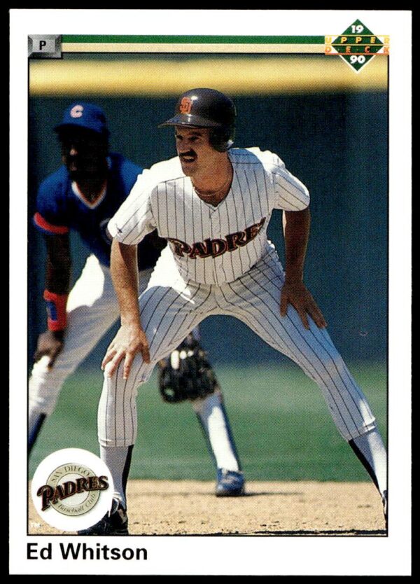 1990 Upper Deck Ed Whitson #308 (Front)