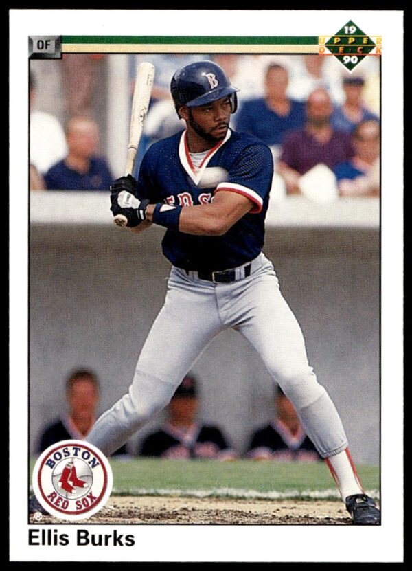 1990 Upper Deck Ellis Burks #343 (Front)