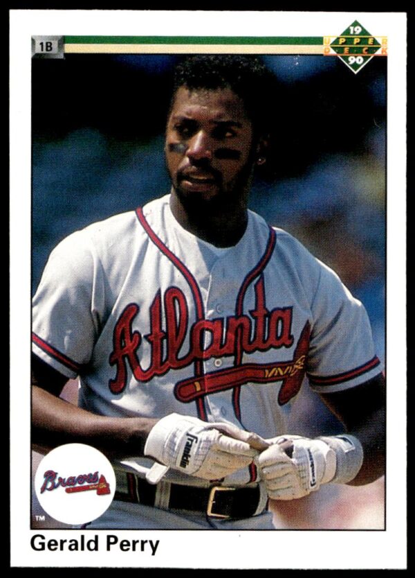 1990 Upper Deck Gerald Perry #101 (Front)