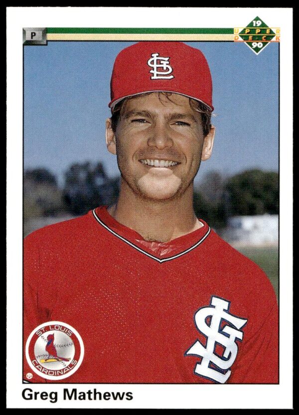 1990 Upper Deck Greg Mathews #678 (Front)