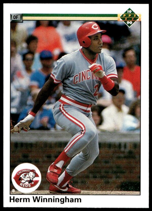 1990 Upper Deck Herm Winningham #589 (Front)
