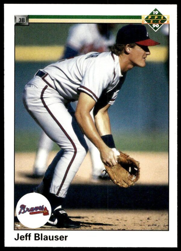 1990 Upper Deck Jeff Blauser #406 (Front)