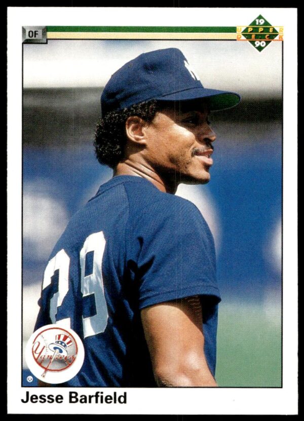1990 Upper Deck Jesse Barfield #476 (Front)
