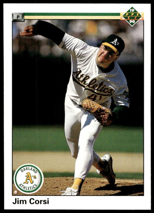 1990 Upper Deck Jim Corsi #521 (Front)