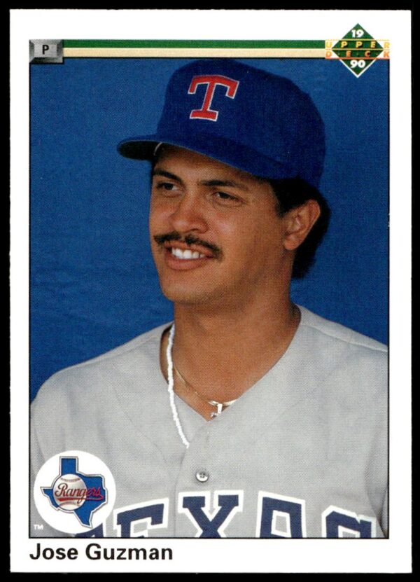 1990 Upper Deck Jose Guzman #617 (Front)