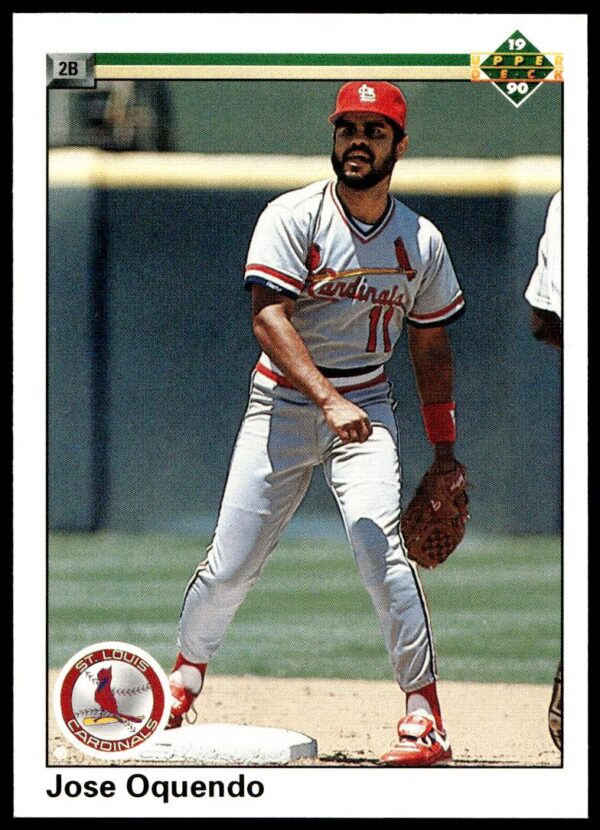 1990 Upper Deck Jose Oquendo #319 (Front)