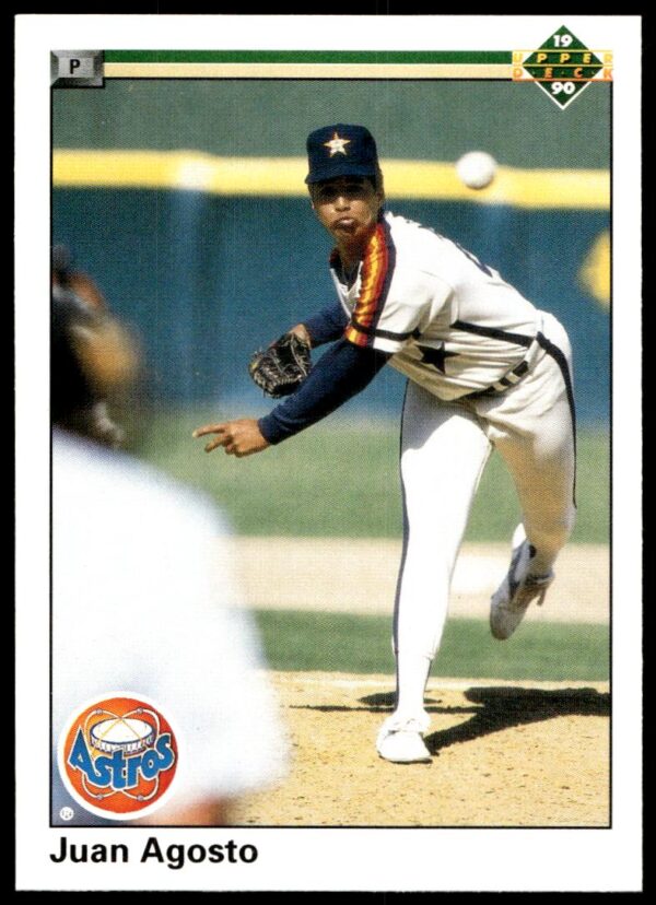 1990 Upper Deck Juan Agosto #450 (Front)