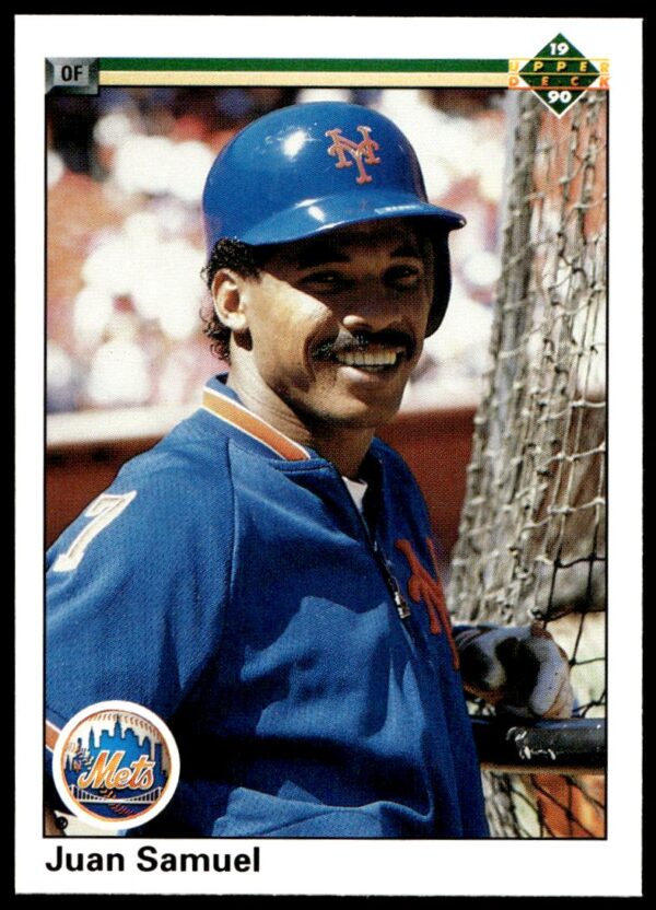 1990 Upper Deck Juan Samuel #583 (Front)