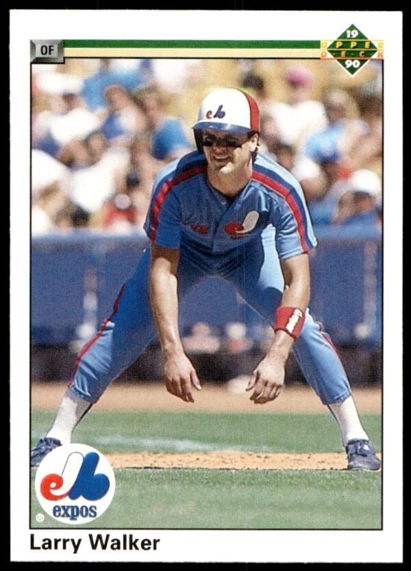1990 Upper Deck Larry Walker #466 (Front)