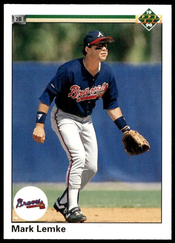 1990 Upper Deck Mark Lemke #665 (Front)