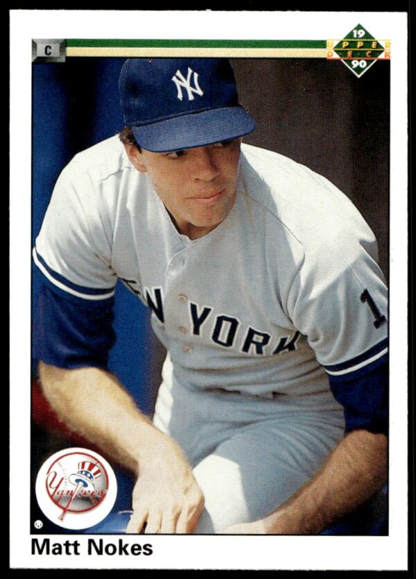 1990 Upper Deck Matt Nokes #744 (Front)