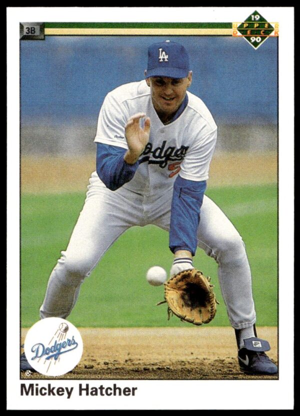 1990 Upper Deck Mickey Hatcher #283 (Front)
