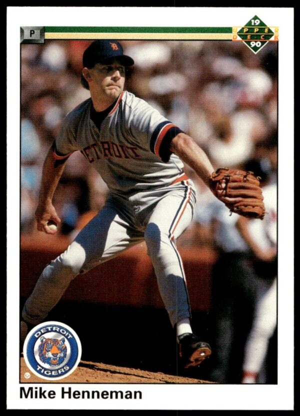 1990 Upper Deck Mike Henneman #537 (Front)