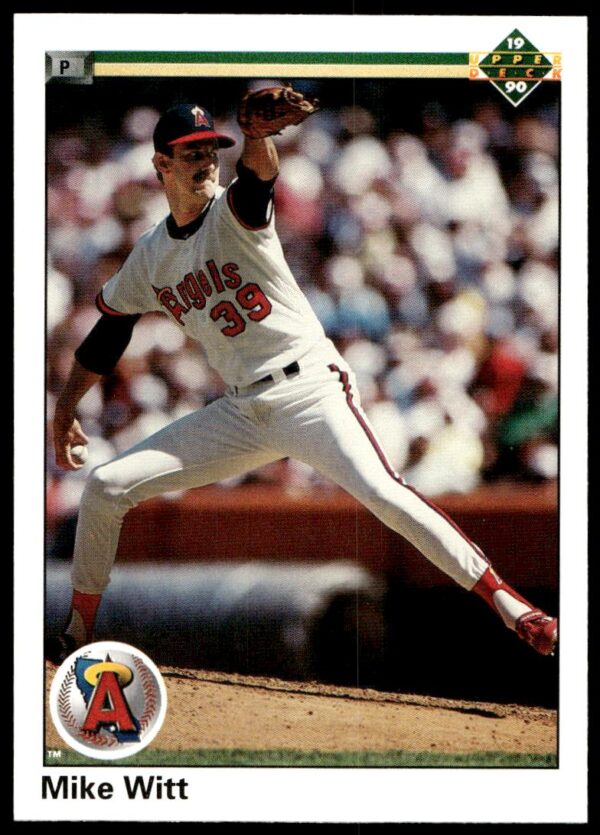 1990 Upper Deck Mike Witt #548 (Front)