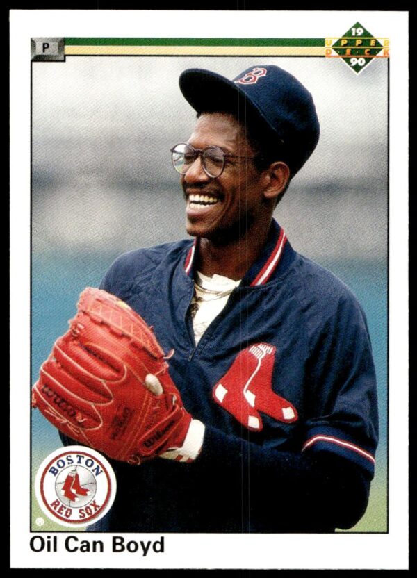 1990 Upper Deck Oil Can Boyd #484 (Front)