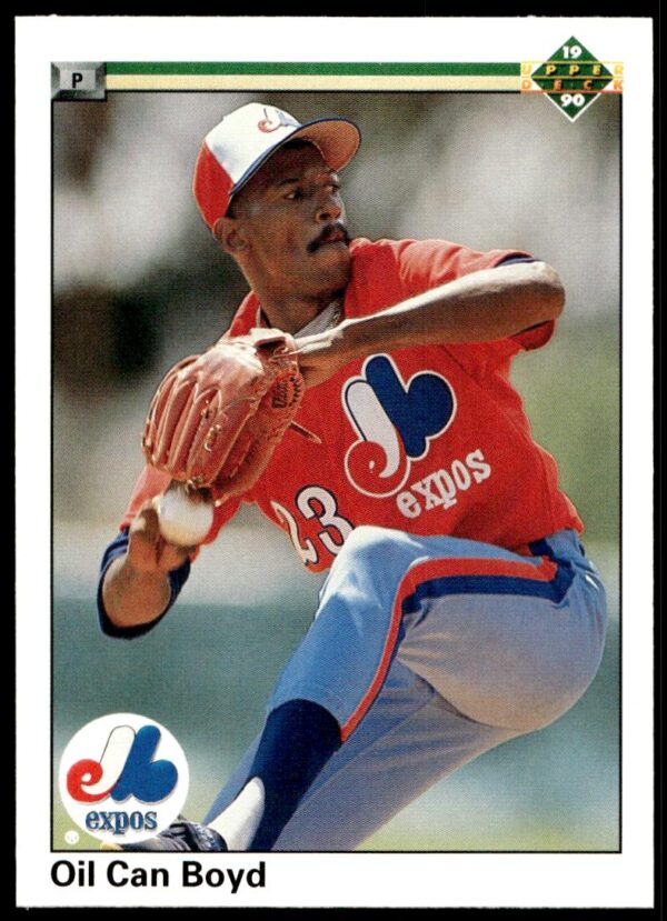 1990 Upper Deck Oil Can Boyd #749 (Front)