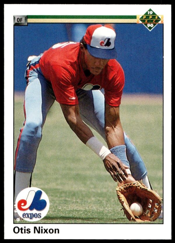 1990 Upper Deck Otis Nixon #379 (Front)