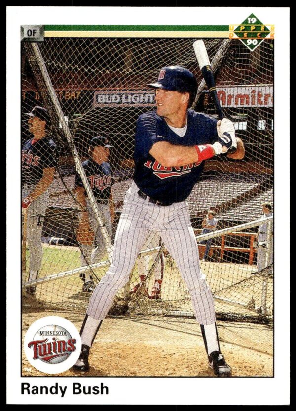 1990 Upper Deck Randy Bush #493 (Front)