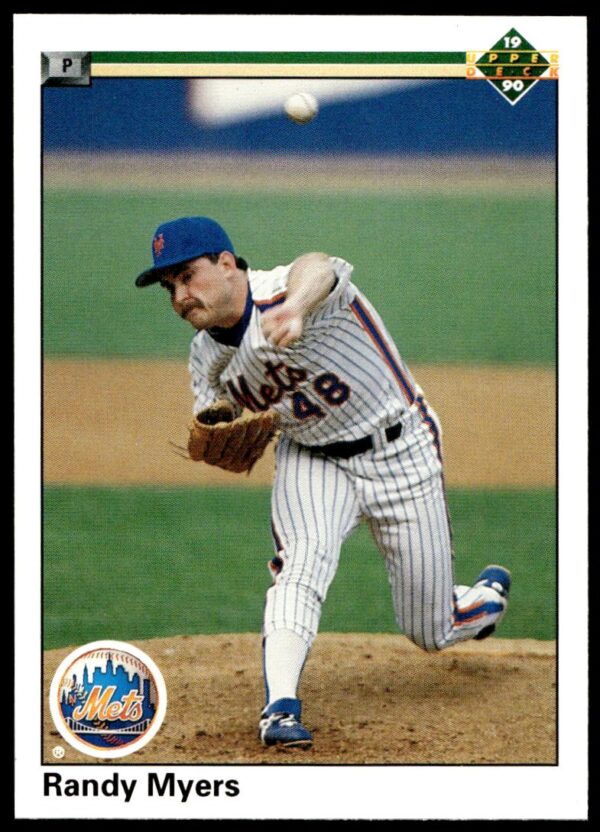 1990 Upper Deck Randy Myers #581 (Front)