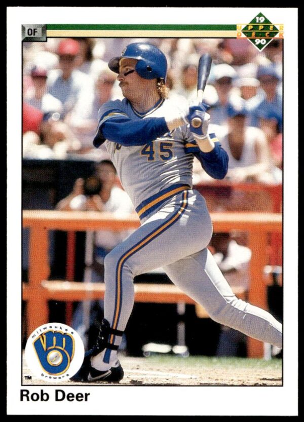1990 Upper Deck Rob Deer #176 (Front)
