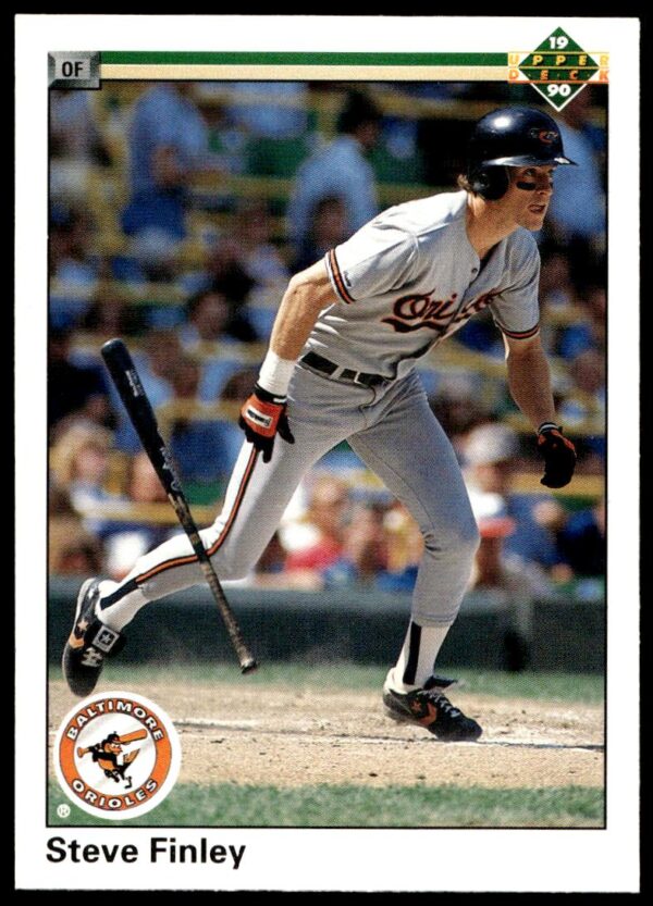 1990 Upper Deck Steve Finley #602 (Front)