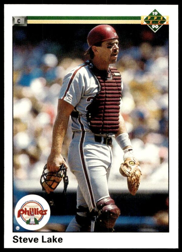 1990 Upper Deck Steve Lake #491 (Front)