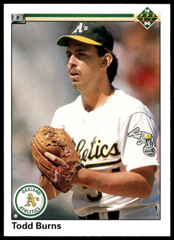 1990 Upper Deck Todd Burns #689 (Front)
