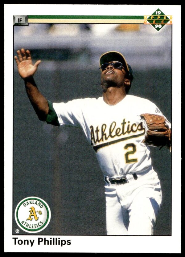 1990 Upper Deck Tony Phillips #154 (Front)