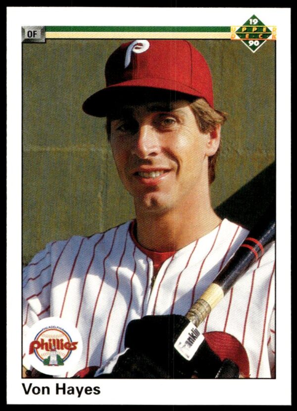 1990 Upper Deck Von Hayes #453 (Front)