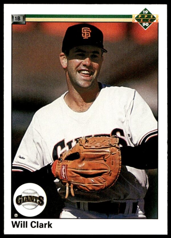 1990 Upper Deck Will Clark #556 (Front)