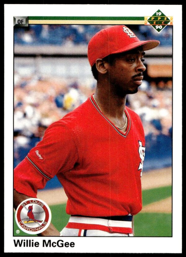 1990 Upper Deck Willie McGee #505 (Front)