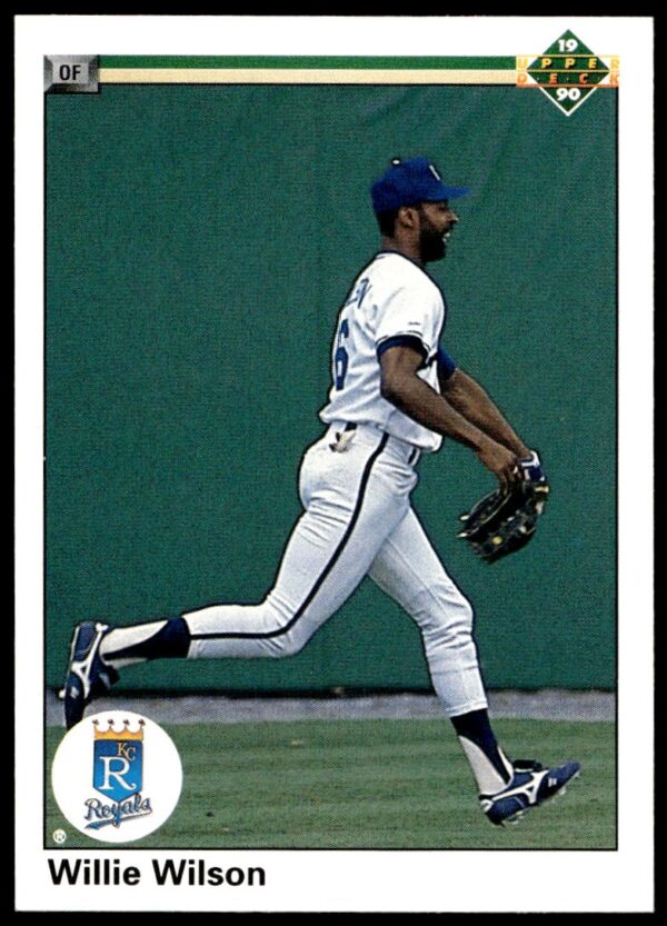 1990 Upper Deck Willie Wilson #349 (Front)