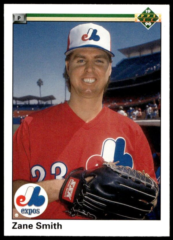 1990 Upper Deck Zane Smith #607 (Front)