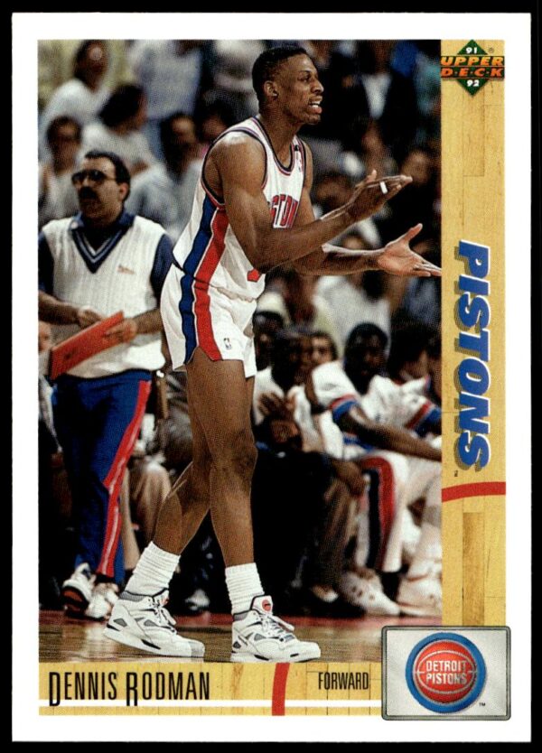 1991-92 Upper Deck Dennis Rodman #185 (Front)