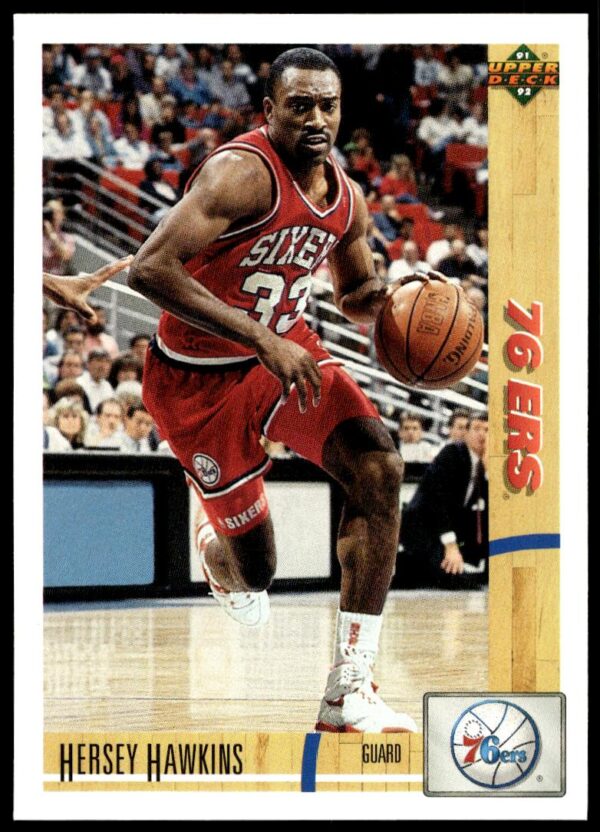 1991-92 Upper Deck Hersey Hawkins #155 (Front)