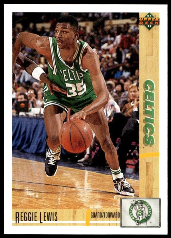 1991-92 Upper Deck Reggie Lewis #123 (Front)