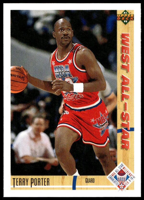 1991-92 Upper Deck Terry Porter #54 (Front)