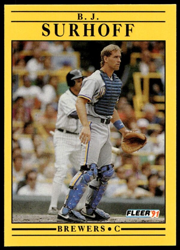 1991 Fleer B.J. Surhoff #598 (Front)