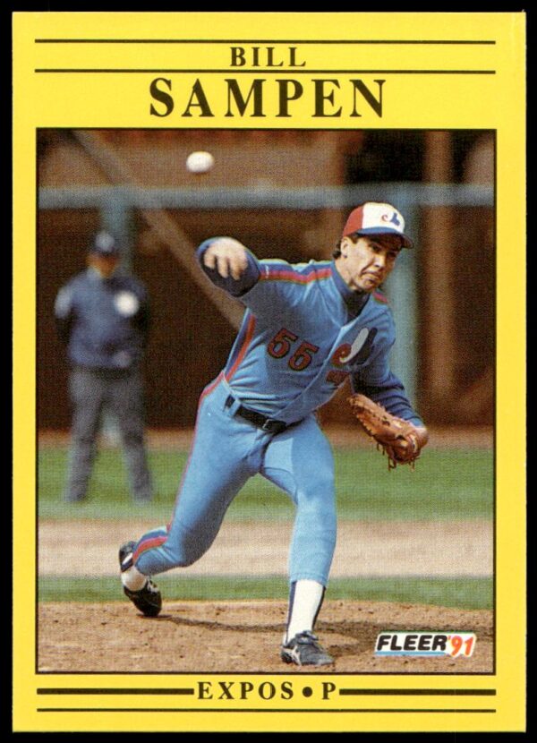 1991 Fleer Bill Sampen #247 (Front)