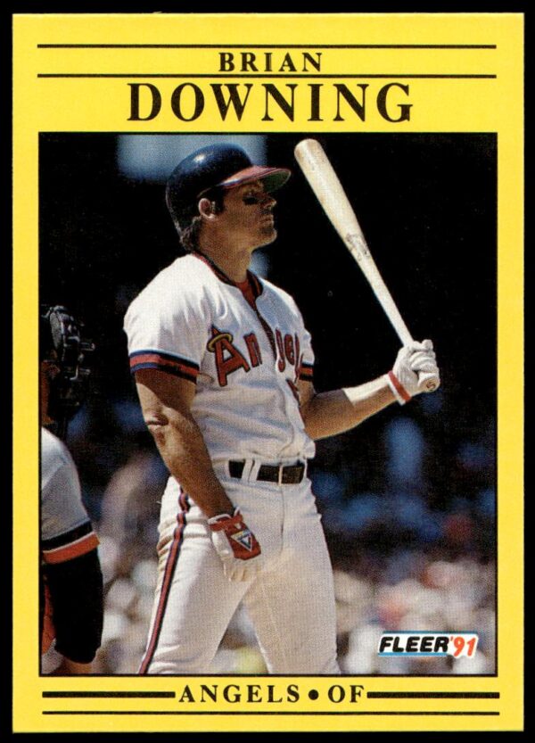 1991 Fleer Brian Downing #310 (Front)