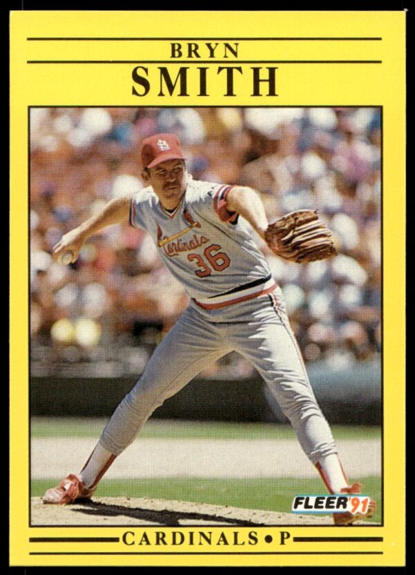 1991 Fleer Bryn Smith #644 (Front)