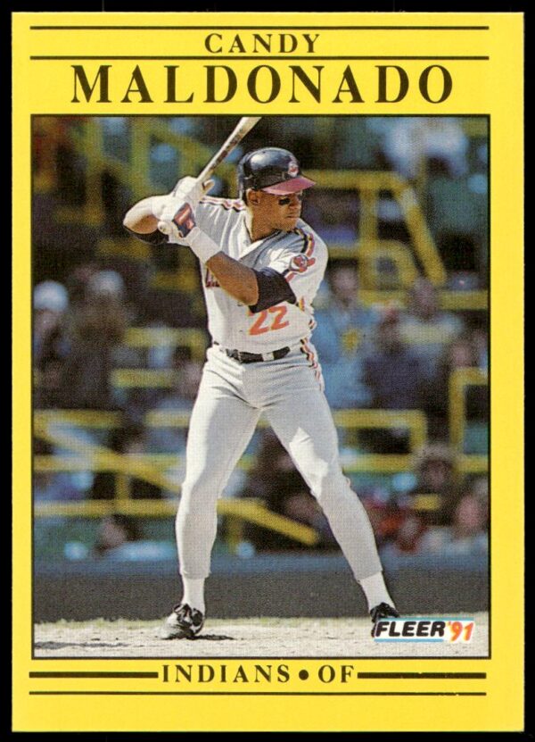 1991 Fleer Candy Maldonado #373 (Front)