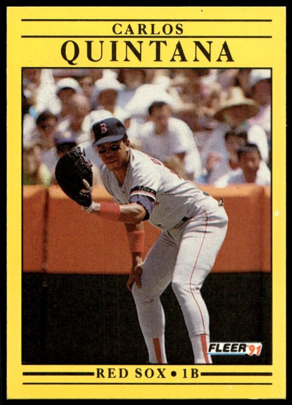 1991 Fleer Carlos Quintana #108 (Front)